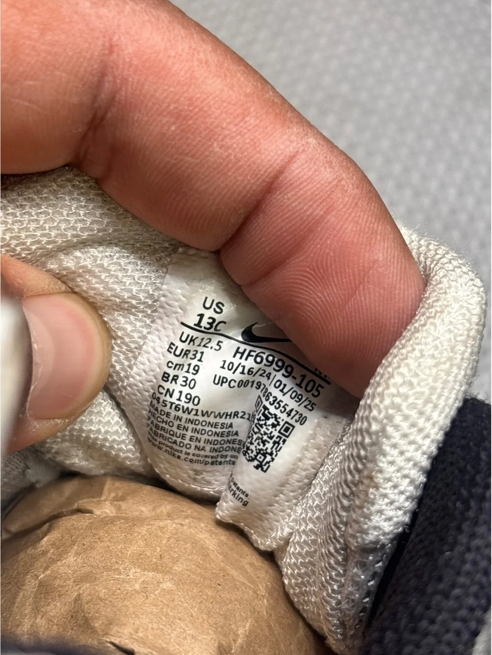 Nike size 13c